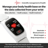 Montre intelligente 4G pour personnes âgées, bracelet de localisation GPS avec bouton SOS, détection de chute, montre intelligente de santé d'urgence pour personnes âgées