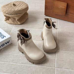 Stivaletti invernali da ragazza suola calda in <span class=keywords><strong>gomma</strong></span> spessa Sole antiscivolo fondo piatto <span class=keywords><strong>stivali</strong></span> Casual all'ingrosso - Product Image 3