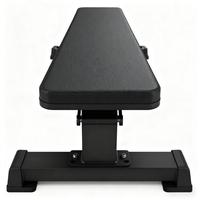 Banc plat commercial réglable en acier de haute qualité, portable, multifonctionnel, équipement de fitness robuste, conception sûre et stable
