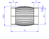 Kit de câble audio pour haut-parleur avec pince de batterie robuste de type lanterne, étanche, avec prise banane découpée de 2 mm, type à vis