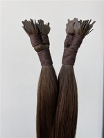 Greathairgroup Nouveau produit Extensions de cheveux plats et collants en forme de ventilateur russe Remy Hair Super Double Drawn Ends