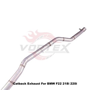 ท่อไอเสียสแตนเลสแบบ Catback ยี่ห้อ Vortex Racing สำหรับ BMW F22 218i 220i ปี 2014-2024 ชุดระบบวาล์วควบคุมเสียงประสิทธิภาพสูง - Product Image 4