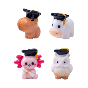 Micro-paysage, <span class=keywords><strong>Docteur</strong></span> Grenouille, Hibou, Chapeau, aménagement de jardin DIY, accessoires décoratifs suspendus, mini bibelots - Product Image 5