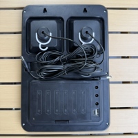 Kit d'éclairage solaire d'urgence 6W avec batterie 7200mAh et sorties USB Type-C et DC pour système d'éclairage solaire domestique