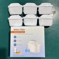 Cartouche de rechange pour filtre à eau B-RITA, bloc de charbon actif purificateur certifié NSF pour usage domestique