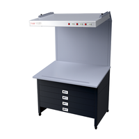 Boîte à lumière LED standard D65 pour l'évaluation des couleurs, table de correspondance des couleurs pour l'industrie de l'impression, inspection des échantillons d'impression