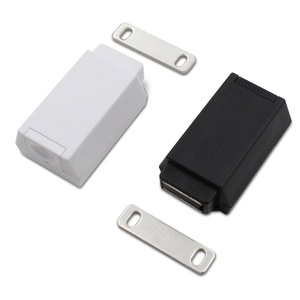 Poignée de porte invisible à pression avec interrupteur, aimant puissant pour armoire, rebondisseur robuste, moderne, pour salon, extérieur, hôtel - Product Image 2