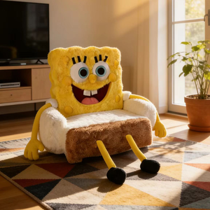 Sillón <span class=keywords><strong>de</strong></span> Peluche Personalizado <span class=keywords><strong>de</strong></span> <span class=keywords><strong>Bob</strong></span> <span class=keywords><strong>Esponja</strong></span>, Sofá <span class=keywords><strong>de</strong></span> Terciopelo con Personajes <span class=keywords><strong>de</strong></span> Dibujos Animados, Muebles Creativos para Dormitorio Infantil, Regalo <span class=keywords><strong>de</strong></span> Cumpleaños - Product Image 6