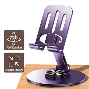 Soporte Multifuncional Flexible de Metal para Teléfono Móvil de Escritorio con Rotación de 360 Grados, Plegable y Altura Ajustable - Product Image 4