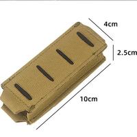 Étui tactique imperméable en nylon pour chargeur avec structure Molle, organiseur de munitions IPSC 9 mm pour l'entraînement au tir sur le terrain