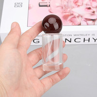 Atomiseur de parfum en verre de luxe 20 ml, bouchon sphérique, anti-fuite, rechargeable, flacon de voyage pour parfum avec couleur personnalisée