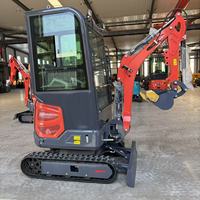 Mini-excavatrice sur chenilles 1 tonne avec moteur sur mesure, livraison directe usine, rotation latérale, anti-basculement, haute performance