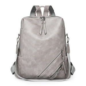 Sac à dos multi-compartiments à la mode européenne américaine pour femmes grande capacité polyvalent sac d'école de banlieue nouveauté - Product Image 2