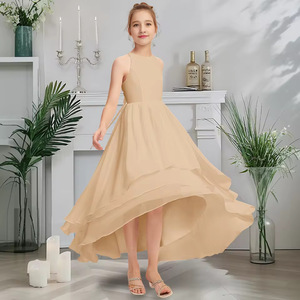Robe longue élégante <span class=keywords><strong>pour</strong></span> fille, dos nu, bretelles spaghetti, idéale <span class=keywords><strong>pour</strong></span> les performances de piano, de violon, de chœur, occasions formelles, occasions de princesse - Product Image 4