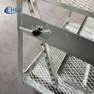 धातु फ्रेम गार्डन सेंटर की दुकान नर्सरी तह फूल ट्रॉली - Product Image 5