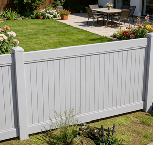 Clôture en PVC pour chevaux, élégante et écologique, à 3 rails, avec service de modélisation 3D, certifiée, facile à assembler, pour ferme, jardin, ranch - Product Image 5