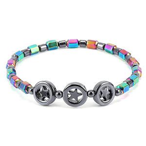 <span class=keywords><strong>Tobillera</strong></span> de hematita delgada magnética, antivaho, para adelgazar, terapia magnética, para pérdida de peso - Product Image 2