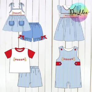 夏季女婴连衣裙返校花式童装批发服装小孩定制材料服装