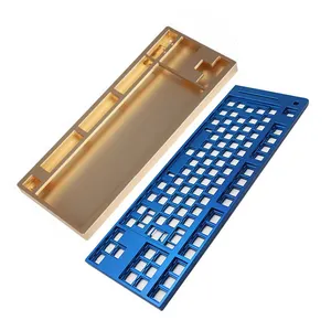 Mechanical Custom Rapid Prototype Cnc Machining Aluminum Brass Mechanical Teclado Cnc Prototype Machining Keyboard Case