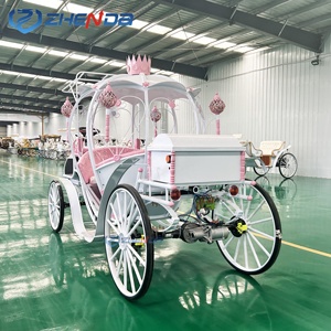 Carruaje Eléctrico de Lujo con Forma de Calabaza de Princesa Cenicienta para Bodas, Transporte Especial para Eventos Nupciales - Product Image 4