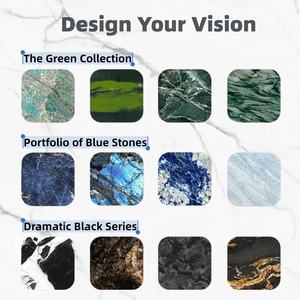 Tabla de Servir Té de Mármol Verde de Lujo, Resistente al Calor y Duradera, con Zona de Almacenamiento para Teteras, para el Hogar o Salón de Té, Precio al por Mayor - Product Image 5