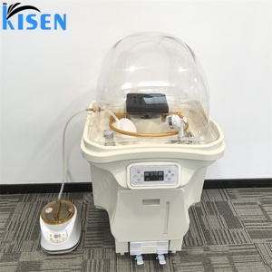 KISEN Lavacabezas Portátil Moderno Japonés para Spa Capilar con Terapia de Agua, Dos Tanques de Agua, Lavabo con Vapor, Silla de Peluquería para Lavado de Cabello - Product Image 1