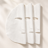 Sustrato de Mascarilla Facial de Microfibra de Fibra Vegetal Y210 40GSM con Superficie Suave y Amigable con la Piel para Marcas de Cuidado de la Piel