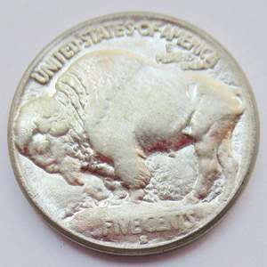 Replika Koin Logam Khusus Non-Magnetik Lima Sen Buffalo Tahun 1913 P/D/S - Product Image 6