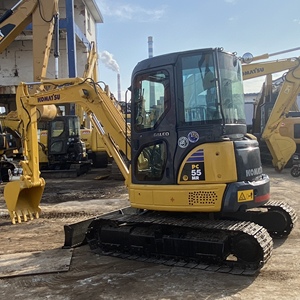 Venta caliente Original de segunda mano barato Mini usado Komatsu PC55MR excavadora en venta - Product Image 1