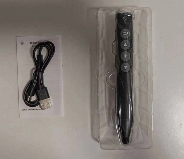 TB-1008 Rechargeable USB-Charging Infrared Support Page Turning PPT Flip Pen Classroom Multimedia Touch Screen Electronic Stylus