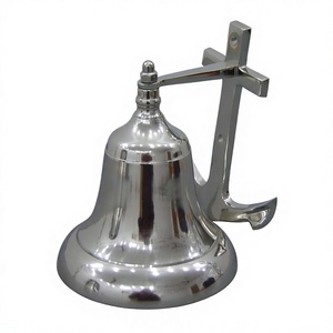 Campana decorativa para ancla de barco, superventas, campanas de barco Titanic, colgante de pared, decoración navideña, campana de jardín grande, acabado de níquel - Product Image 1