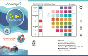 Kit de test d'eau pour aquarium et bassin Merydi 7-en-1, <span class=keywords><strong>fonctionnement</strong></span> manuel, certifié CE, garantie de 2 ans - Product Image 4