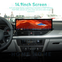 Autoradio GPS Android 14 14,9 pouces avec Carplay, lecteur multimédia BT pour AUDI A1 2010-2018, écran de navigation, lecteur DVD, DSP