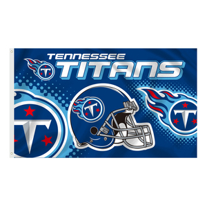 2024 personnalisé Double face 100% Polyester Sport Nfl Titans drapeau <span class=keywords><strong>Dallas</strong></span> Cowboys Tennessee Titans drapeaux pour Sport bannière drapeau - Product Image 1