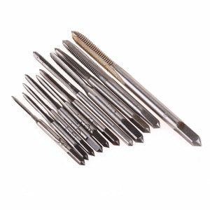 Ensemble de tarauds et filières micro DIY 10 pièces (11 pièces) M1-3.5 pour acier inoxydable, outils à main et outils à filetage, matériau en acier - Product Image 4