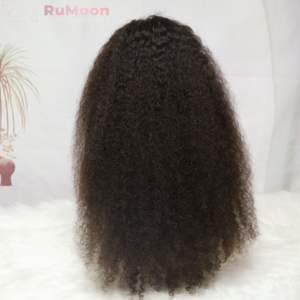 5x5 HD для кружевной повязки на голову парик готовая одежда вьетнамские девственные волосы невидимые плетеные средние вьющиеся косметические товары для женщин - Product Image 2