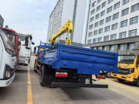 Camion grue à bras droit hydraulique 5t, camion de fret commercial de 6 tonnes avec grue de levage à vendre