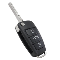 XNRKEY Llave remota para coche de 3 botones, chip 8E, 315/433/868Mhz, FCC: IYZ 3314, P/N: 4F0837220R/D 4F0837220M/T para Audi A6 S6 Q7 2004-2015