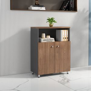 ชั้นตู้หนังสือตู้ไม้ดีไซน์อุตสาหกรรมสำหรับโฮมออฟฟิศสำหรับโรงเรียน - Product Image 6