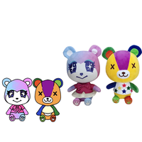 Mainan boneka beruang kartun kecil desain kustom kualitas tinggi mainan binatang boneka Logo kustom lucu dengan isian kapas PP