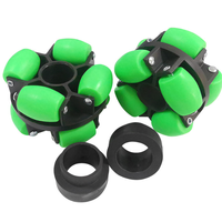 Roda Omnidirectional 2LH80 2LH120 Konveyor Roda Omni Roller Konveyor untuk Meja Transfer Mesin Kaca Keramik Batu