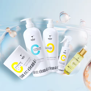 Vente en gros label privé ensemble de soins capillaires hydratants réparation huile d'argan kit de soins capillaires quotidiens huile de miel super bon prix kit de soins capillaires - Product Image 4