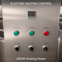 Marmite à bascule électrique et vapeur en acier inoxydable 304 Zhongnuo, capacité 200L-1000L, certifiée CE ISO, facile à utiliser