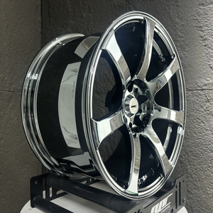 Jantes Roc Custom Chrome XT7 5x100 5x114.3 Forgées JDM 18 pouces pour <span class=keywords><strong>Nissan</strong></span> Silvia S14 Subaru WRX STI Toyota Mark II - Product Image 3