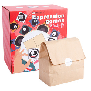 Bloques de Construcción de Madera con Forma de Panda de Dibujos Animados para Niños, Cubo Cambiante de Caras, Rompecabezas 3D, Juguete Educativo Temprano - Product Image 1