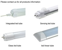 Tube lumineux LED T8 18W 1,2m 25 puces CMS CE RoHS 4 pieds