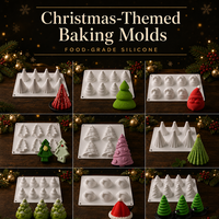 Moule à gâteau en silicone en forme de sapin de Noël pour la pâtisserie sur le thème de Noël, moule décoratif Père Noël, moule à chocolat, vente en gros