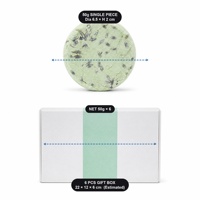 Tablette de douche artisanale à l'eucalyptus, apaisante et relaxante, coffret cadeau spa pour la douche, OEM ODM 50g