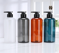 Bouteilles vides de lotion de bouteille en plastique d'animal familier de 300ml 500ml avec des conteneurs d'emballage de cosmétiques de shampooing de pompe Skincare