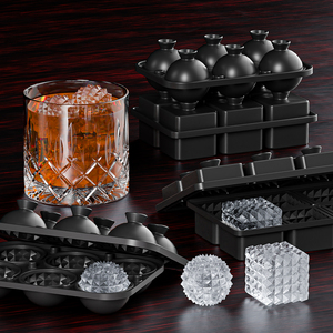 Bhd sinh thái thân thiện lớn <span class=keywords><strong>Ice</strong></span> Ball khuôn 6 khoang vuông Silicone <span class=keywords><strong>Ice</strong></span> <span class=keywords><strong>Cube</strong></span> khay BPA miễn phí tái sử dụng <span class=keywords><strong>ICE</strong></span> khuôn - Product Image 1